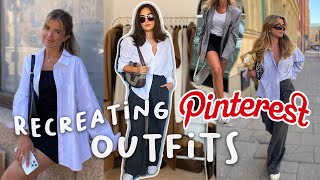 recreating pinterest outfits *matilda djerf edition*