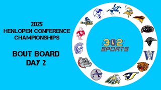2025 Henlopen Conference Wrestling Mat Assignment Day 2