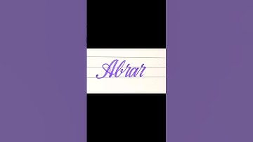 Beautiful Abrar name with cut marker #shorts #writing