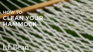 How To Clean Your Hammock