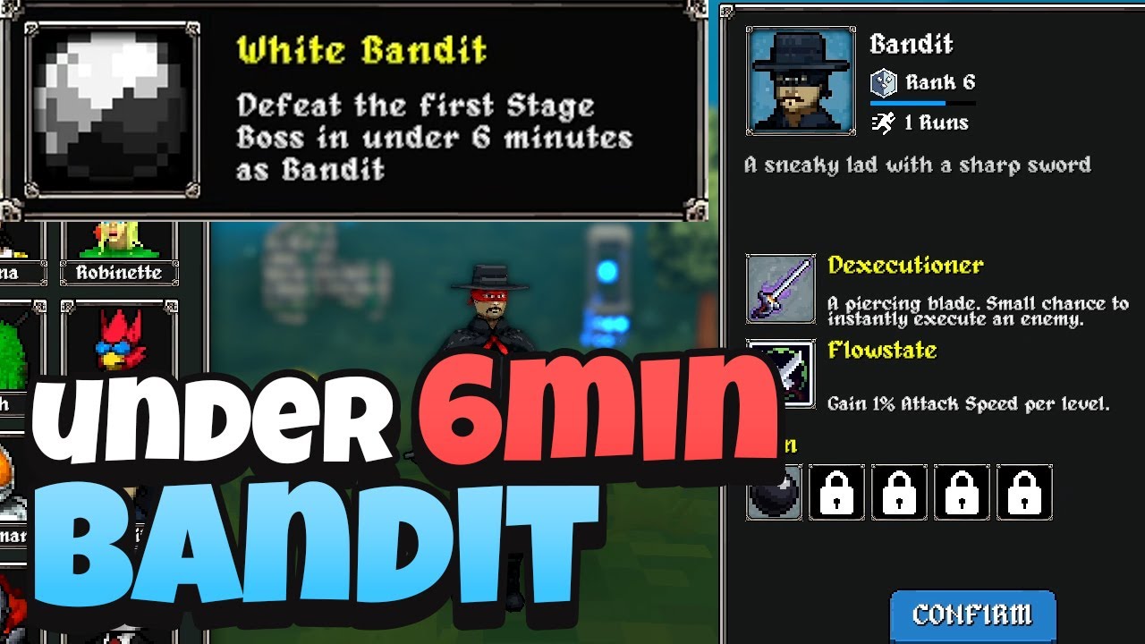 083 White Bandit: Under 6min Unlock Challenge, Megabonk