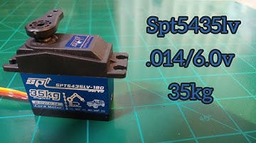 Spt 5435lv Servo Bench Test #servo #rc