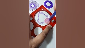 Satisfying Geometric shapes | Simple Spirograph Design #shorts #ytshorts #trending #youtubeshorts