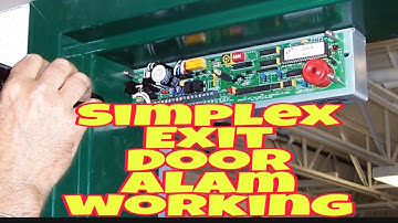 Simplex Emergency Module For Exit Door.