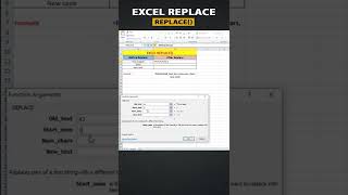 REPLACE() function helps to replace part of Text from New One | How to use Replace Formula in Excel