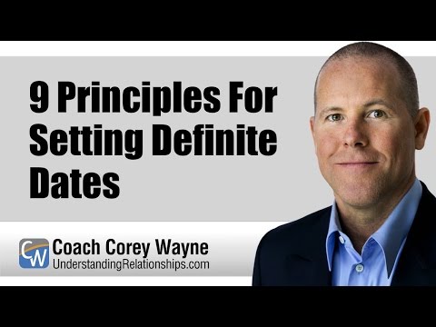 9 Principles For Setting Definite Dates