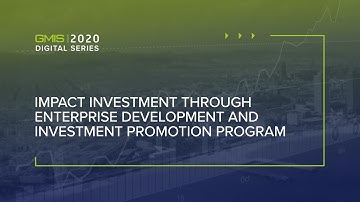 Impact Investment through the Enterprise Development & Investment Promotion Program