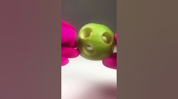 Making Holes in Apple  | Experiment No. 443 | Funny Tricks #Experiment #Tips #Shorts #ytshorts