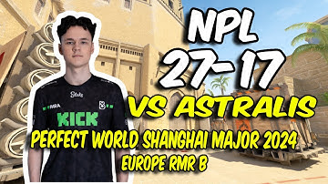B8 npl (27/17) vs Astralis (Mirage) @ Perfect World Shanghai Major 2024 Europe RMR B | CS2 POV