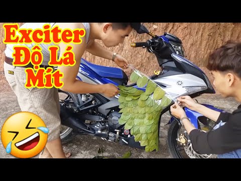 Exciter 150 độ LÁ CÂY đem ra chợ xem phản ứng mọi người - XEM CƯỜI VỠ BỤNG . 🤣 | BOM TV