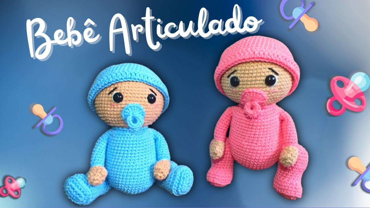 Bebê (Articulado) Amigurumi | Sem Costura | PARTE 01