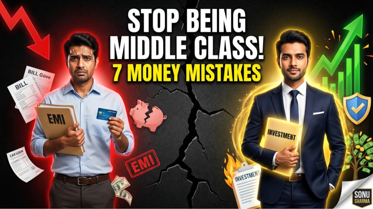 Middle Class Ki 7 Galtiyan Jo Aapko Garib Rakhti Hain | Sonu Sharma Money Blueprint