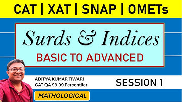 What are Surds and Indices? | Surds and Indices || CAT 2024 QUANT | Algebra | Quantitative Aptitude