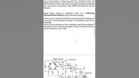 EL307 2.9.1D INSTRUMENTATION AMPLIFIER KARTAR CH.  GPC AJMER