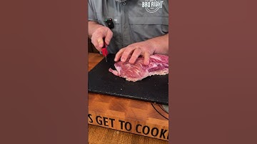 How to Trim a Tri Tip  #howtobbqright #tritip #tritipsteak