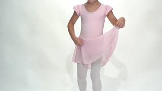 Capezio detský baletný dres so sukňou