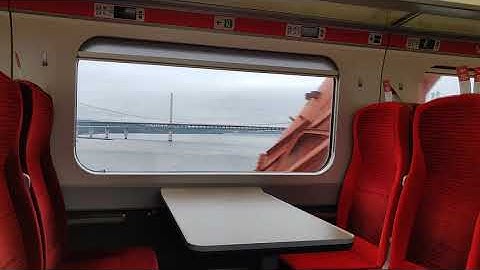 Crossing the Forth Rail Bridge onboard a LNER Azuma