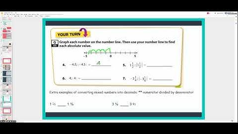 3.2 Rational Numbers, Absolute Value, and Opposites