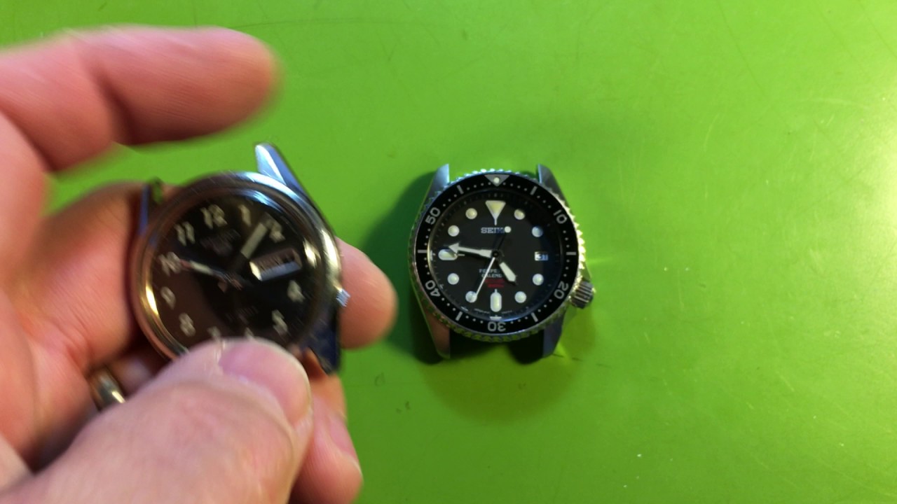 MO Seiko 6619-8100 Mac/V SOG Vietnam watch, and SBMC023 Perpetual calendar  - YouTube