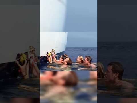 قفز هؤلاء الأشخاص من اليخت إلى البحر فقط لكي يدركوا أنهم لا يستطيعون العودة 
