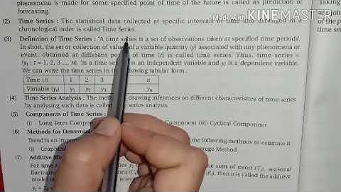 12 commerce statistics part 1 chapter 4 time series