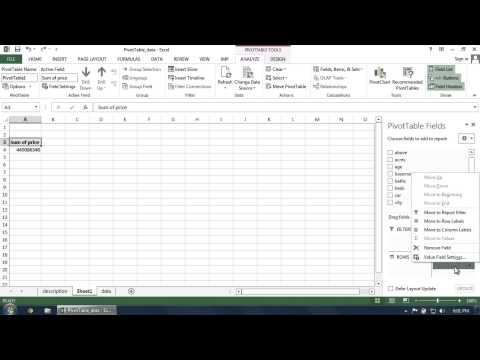 Using Excel&rsquo;s PivotTable Tool