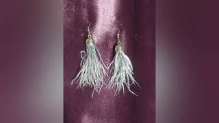 Модные серьги своими руками,  как сделать красивые серги, beads ear-rings Diy,Chiroyli zirak yasash
