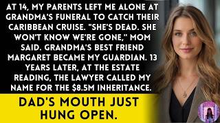 My Parents Left Me At Grandma's Funeral For A Cruise At 14 - Dad's Mouth Hung Open At The Lawyer's