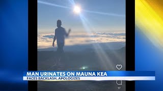 Big Island man faces backlash for urinating on Mauna Kea, posts apology