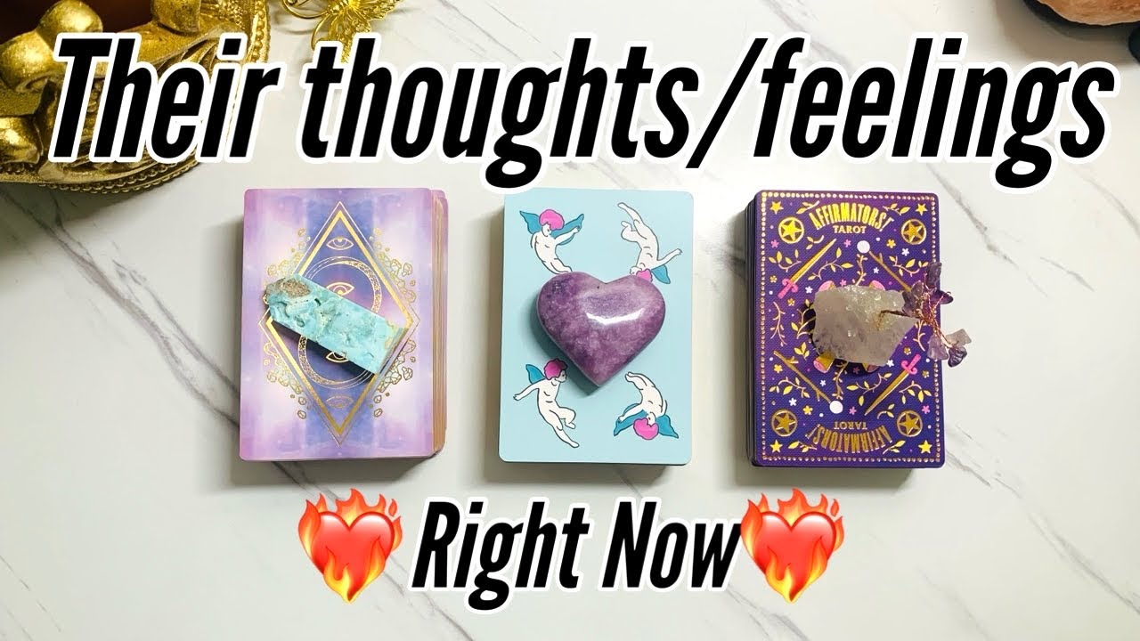 Their Thoughts and Feelings For You Right Now❤️‍🔥🥰Pick a Card Love Tarot Reading✨