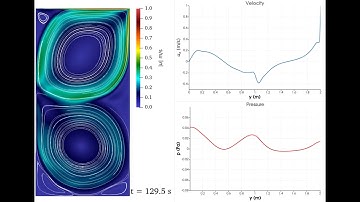 [CFD] [OPENFOAM][2D] Lid Driven Cavity Flow: Reynolds 10000 - Dimension 1 x 2