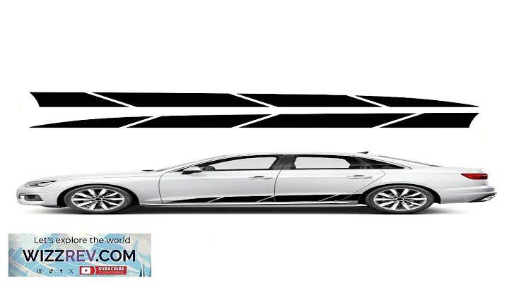 Car Side Door Sticker Stripes Vinyl Decals Graphics Accessories For Audi A4 Review