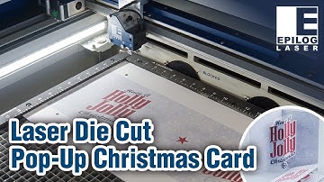 Laser Die Cut Pop-up Christmas Cards