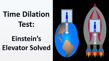 Time Dilation Test: Einstein’s Elevator Solved