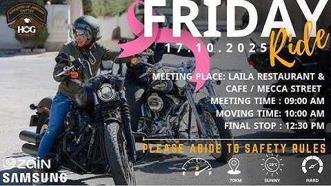 Motorcycles Ride - H.O.G. Jordan Chapter - 17 October 2025