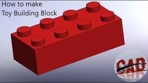 How to make Building Block in Solidworks | Solidworks tutorial for beginners