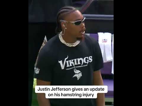 Justin Jefferson on his hamstring injury (📺 NFLN)