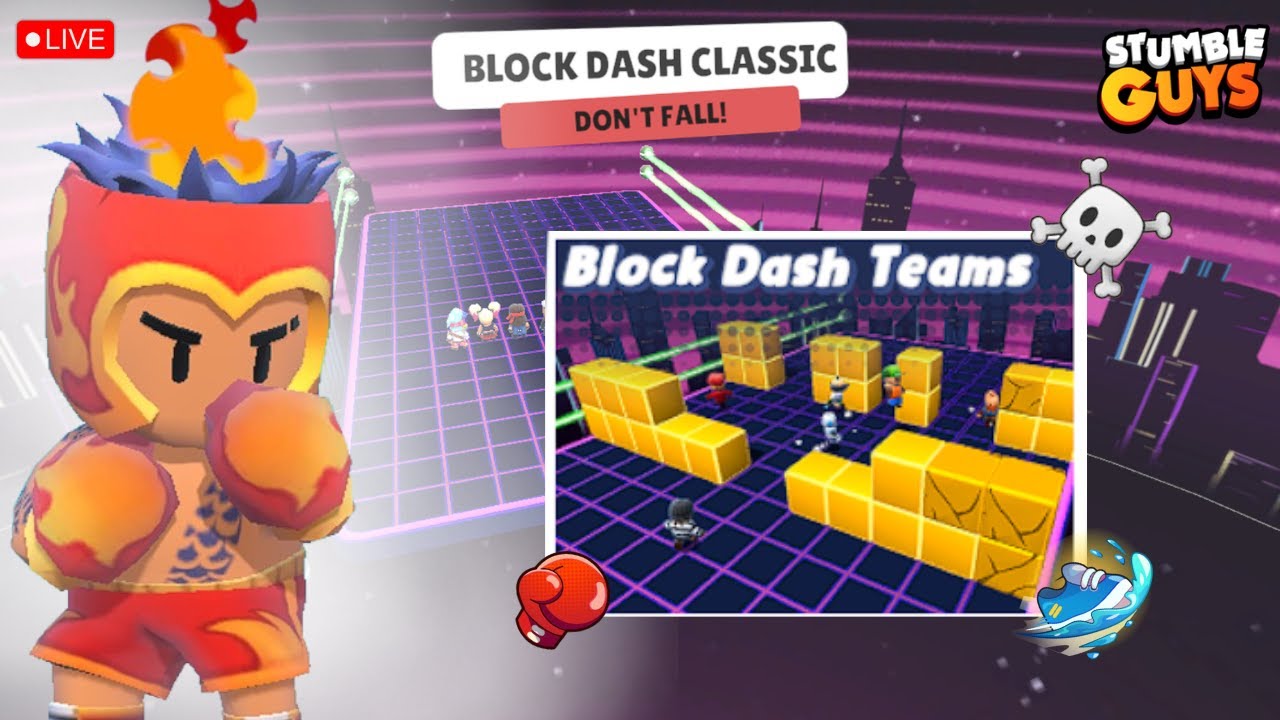 🔴 Stumble Guys Live 🔥ASIA Server Block Dash | 0.94