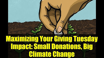 Maximizing Your Giving Tuesday Impact: Small Donations, Big Climate Change