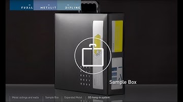 Fural Metalit Dipling Sample box DZ-hang in system expanded metal