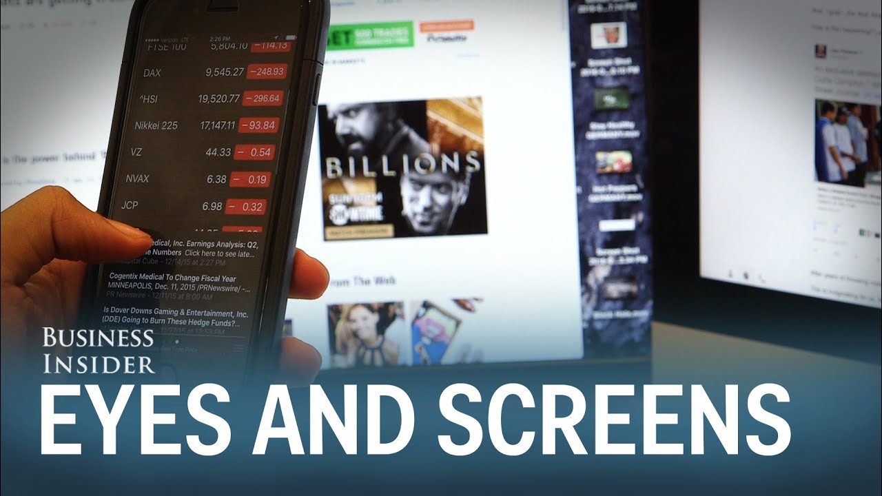 Effects of looking at multiple screens at once YouTube