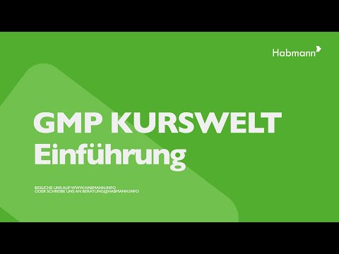 GMP Kurswelt – Einführung