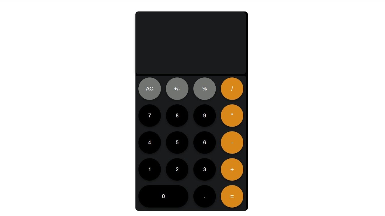 How to Create a Calculator Using HTML and CSS