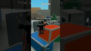 How Youtubers and tiktokers play mm2 #roblox #fyp #mm2 screenshot 3