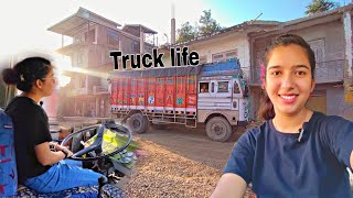 Raat ko Phunchi Truck le kar Ghar #truckgirl