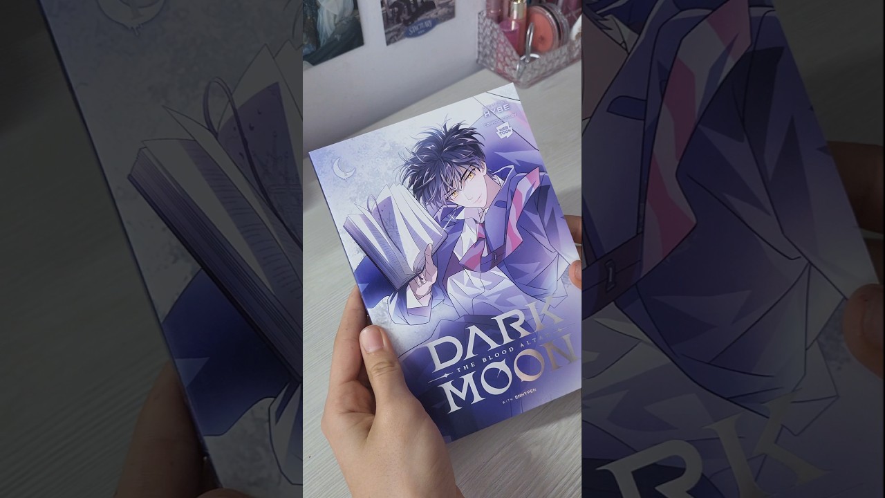 unboxing Enhypen's dark moon book (volume 1)  