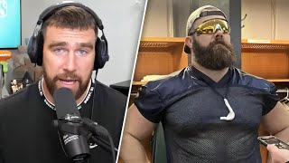 Travis Kelce REACTS to Allegations of Jason Kelce Using Steroids