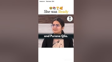 She was Ready 🤓🏆 | IAS Shivika hans ❤️| UPSC Interview | UPSC Interview