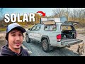 I Built a SLEEPER Off Grid Solar System on my Overland Truck