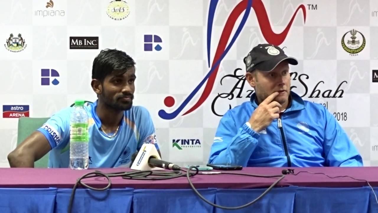 Sultan Azlan Shah Cup 2018 Day 4: India Post Match Press ...